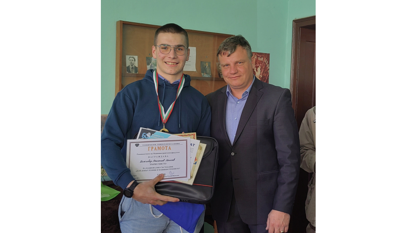 С 90 от 100 възможни точки Божидар Пенков от Севлиево стана 