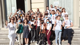 Ученици и учители от Севлиево бяха в Италия за работа по проект 