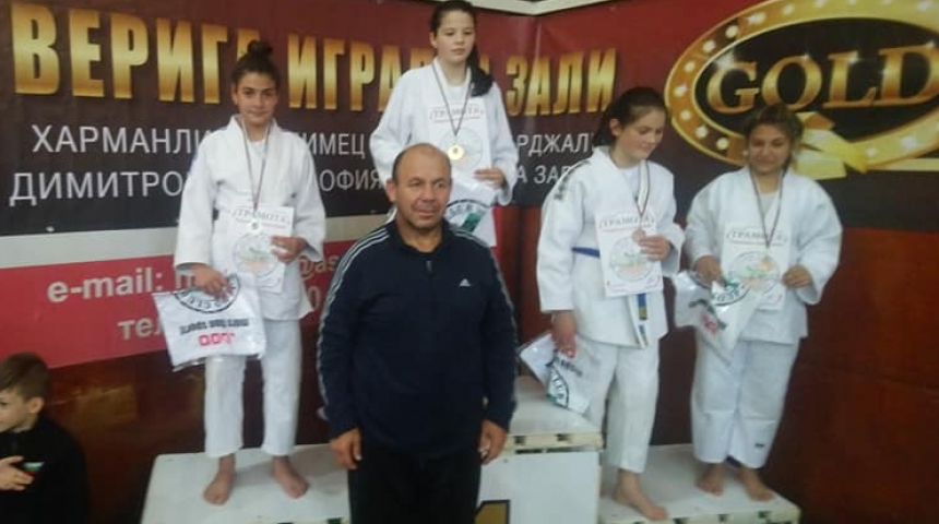 Трима състезатели, три медала от турнира по джудо в Хасково