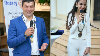 Михаил Йонков и Ренета Николова са новите президенти на Ротари и