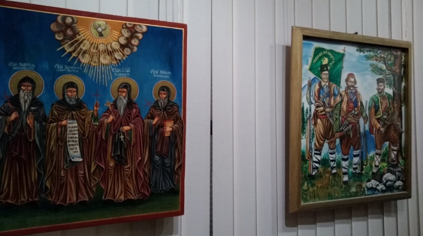 Петър Първанов и една изложба с икони на светци и...герои