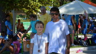 Никола Белоев е сребърен медалист от държавното по плуване